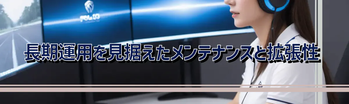長期運用を見据えたメンテナンスと拡張性