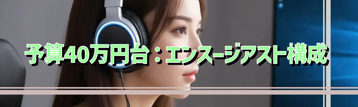 予算40万円台：エンスージアスト構成
