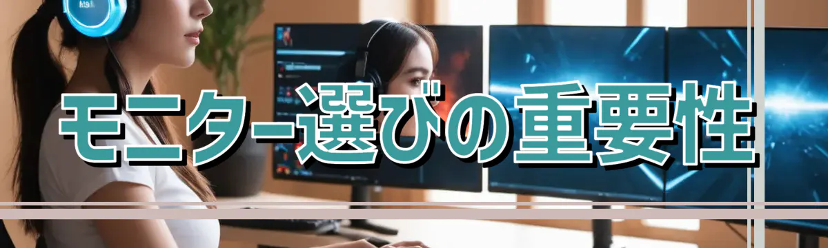 モニター選びの重要性