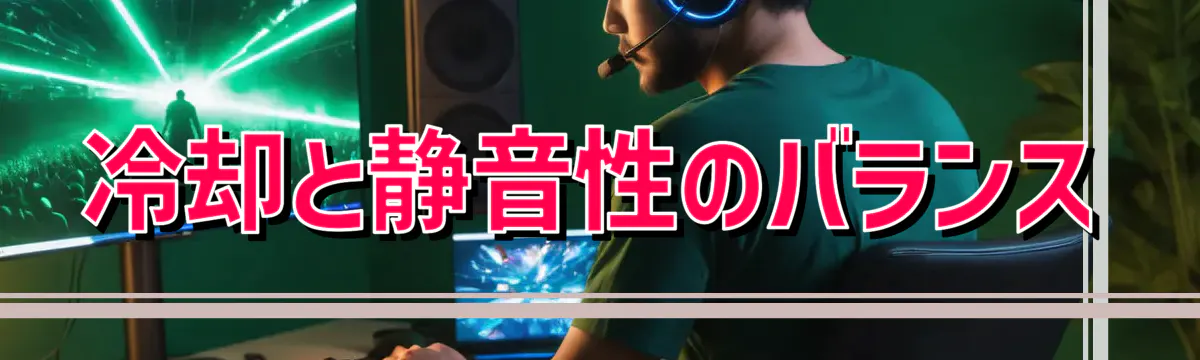 冷却と静音性のバランス