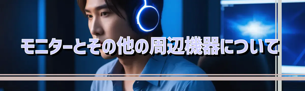 モニターとその他の周辺機器について