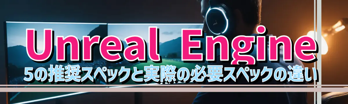 Unreal Engine 5の推奨スペックと実際の必要スペックの違い