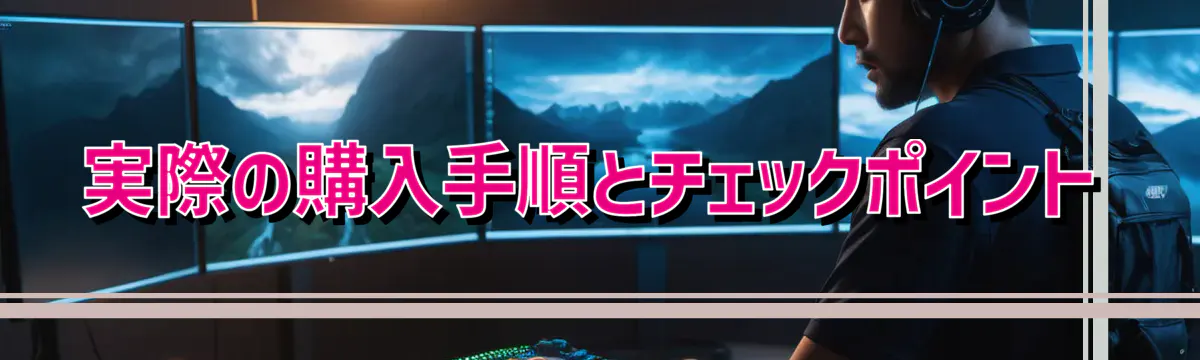 実際の購入手順とチェックポイント