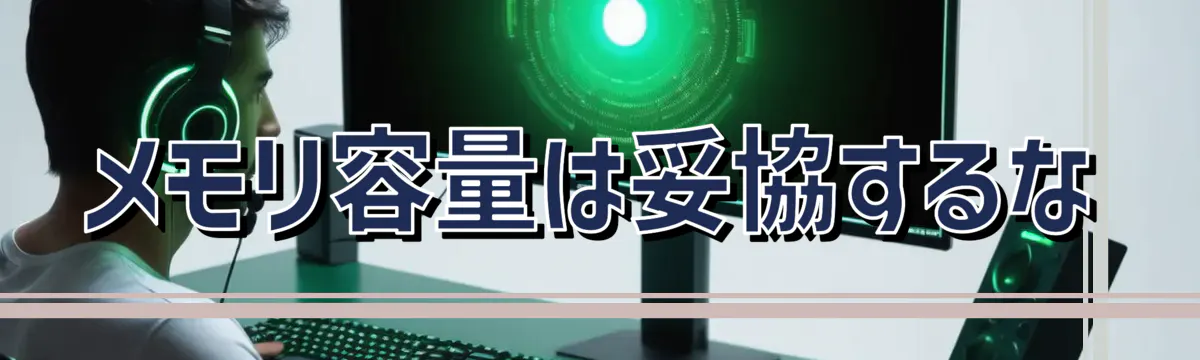 メモリ容量は妥協するな