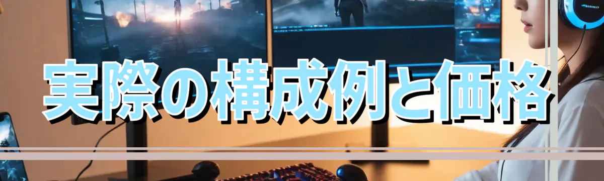 実際の構成例と価格