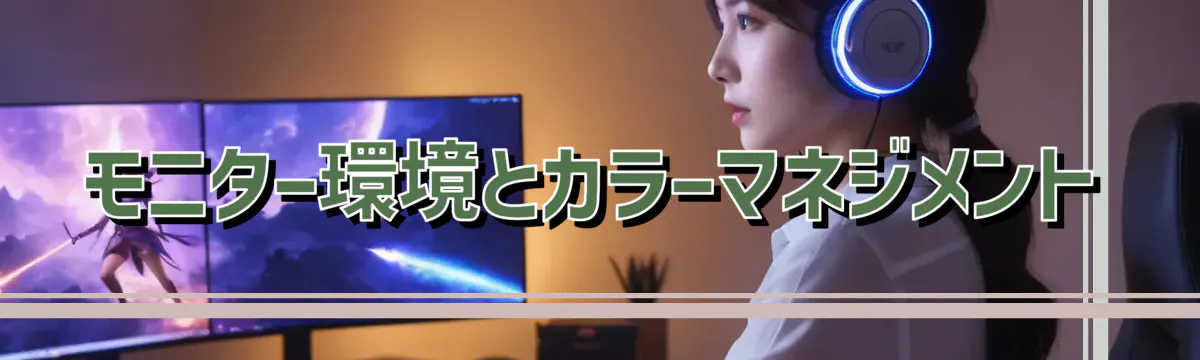 モニター環境とカラーマネジメント