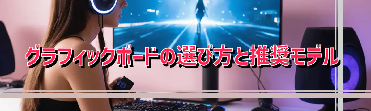 グラフィックボードの選び方と推奨モデル