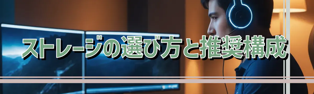 ストレージの選び方と推奨構成