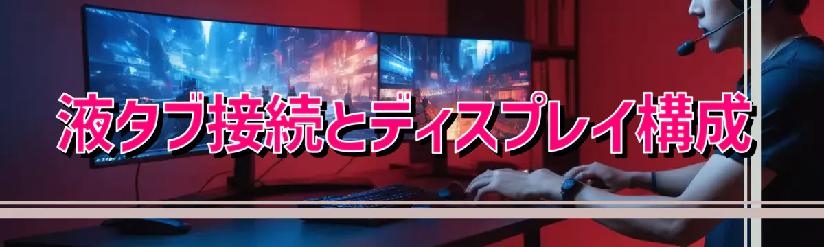 液タブ接続とディスプレイ構成