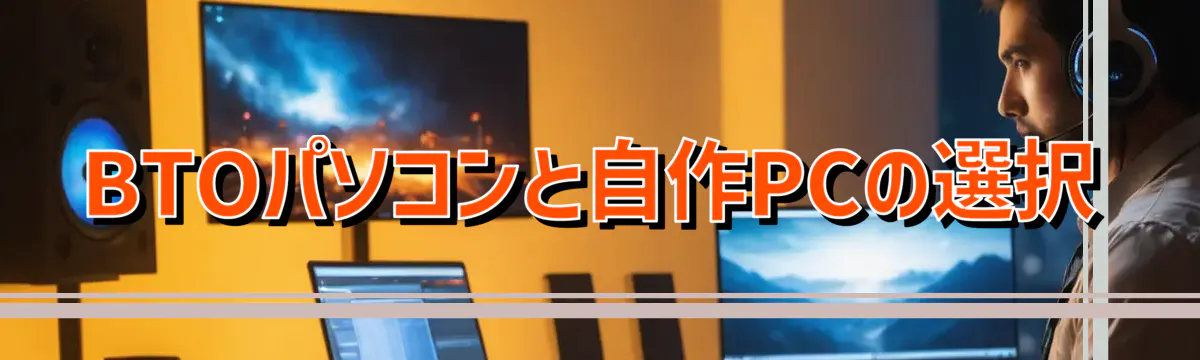 BTOパソコンと自作PCの選択