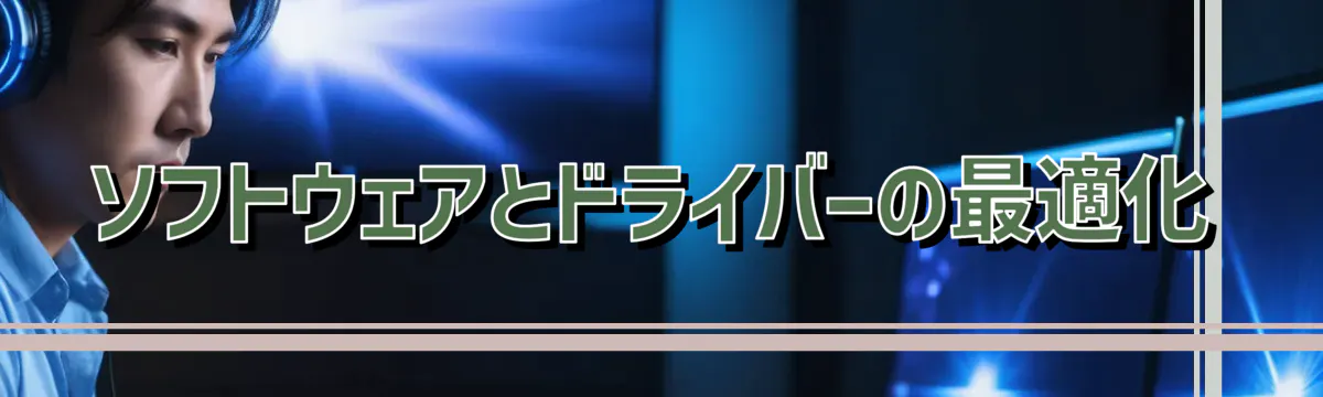 ソフトウェアとドライバーの最適化