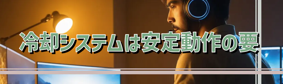 冷却システムは安定動作の要