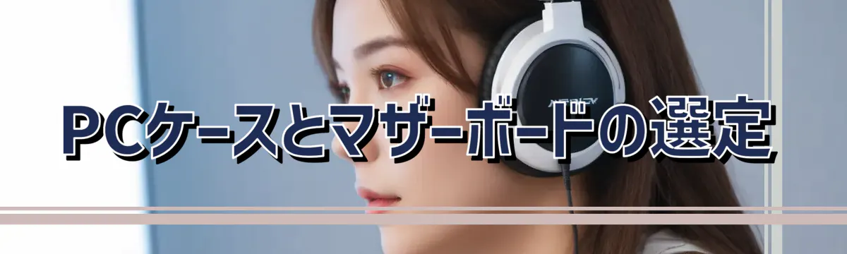 PCケースとマザーボードの選定