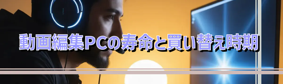動画編集PCの寿命と買い替え時期