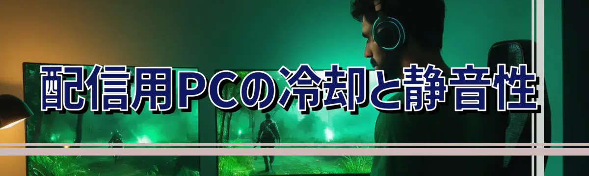 配信用PCの冷却と静音性