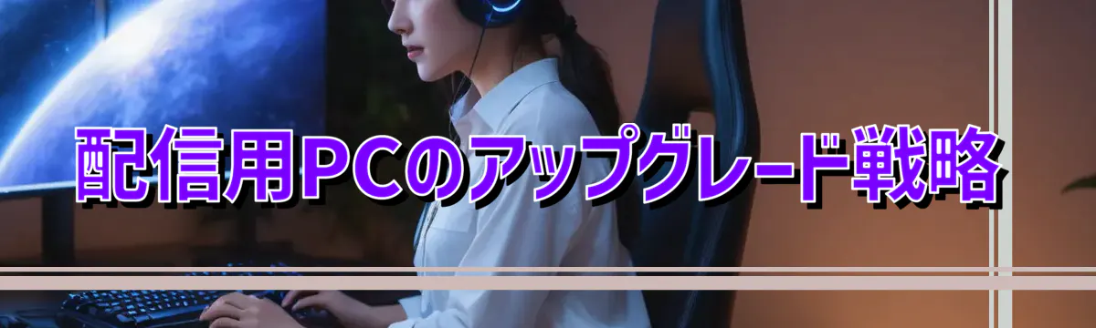 配信用PCのアップグレード戦略