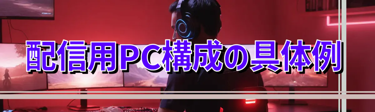 配信用PC構成の具体例