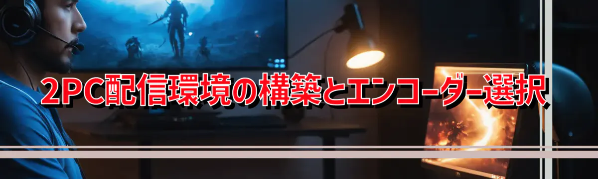 2PC配信環境の構築とエンコーダー選択