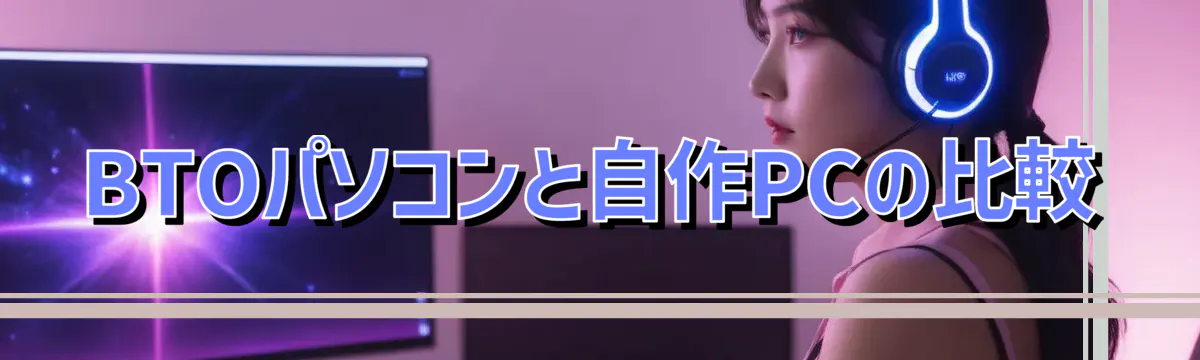 BTOパソコンと自作PCの比較