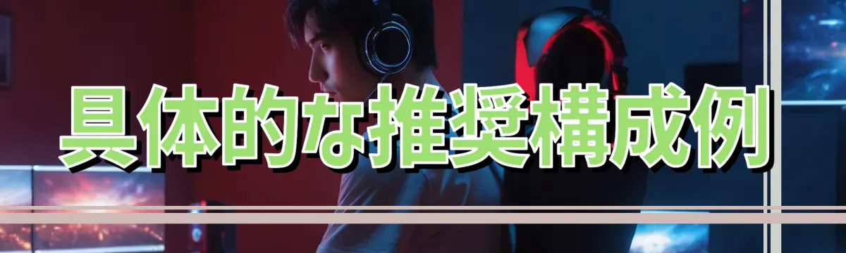 具体的な推奨構成例