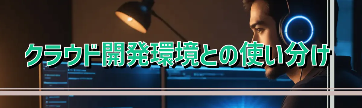 クラウド開発環境との使い分け