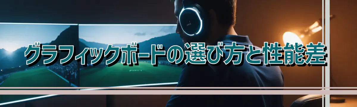 グラフィックボードの選び方と性能差