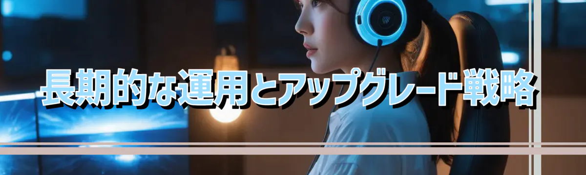長期的な運用とアップグレード戦略