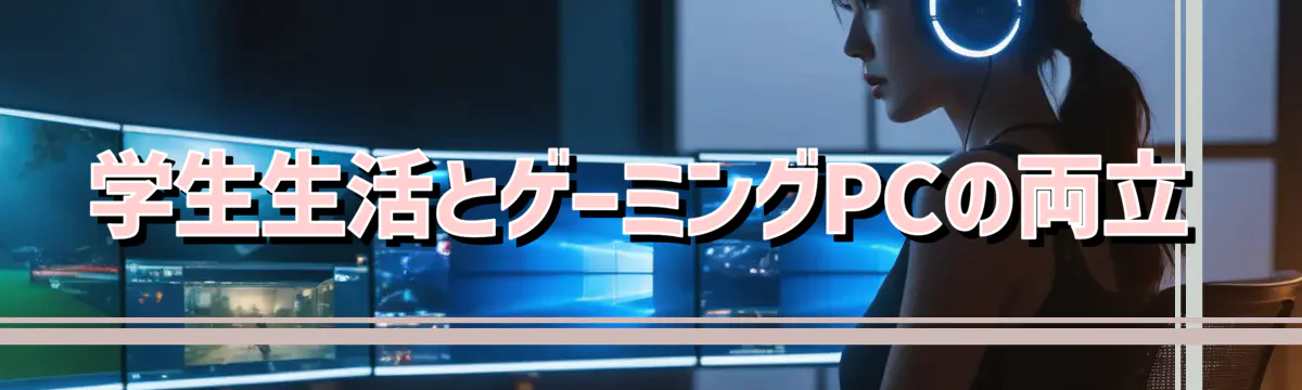 学生生活とゲーミングPCの両立