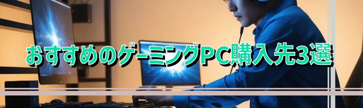 おすすめのゲーミングPC購入先3選