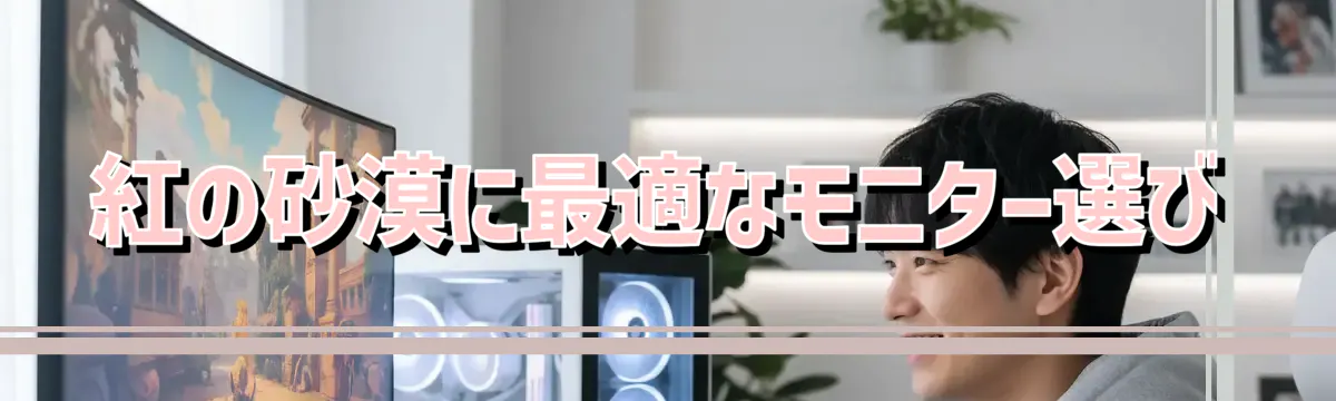 紅の砂漠に最適なモニター選び