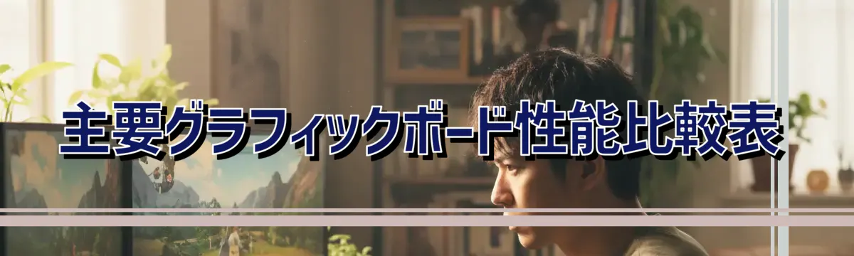 主要グラフィックボード性能比較表