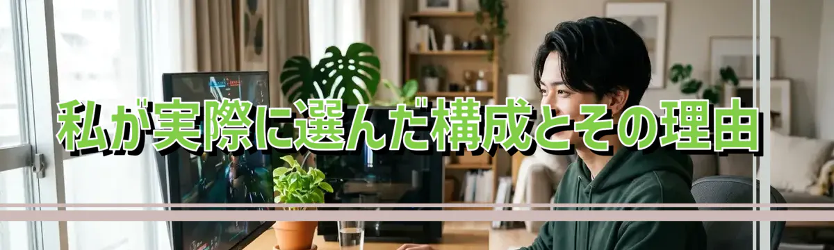 私が実際に選んだ構成とその理由