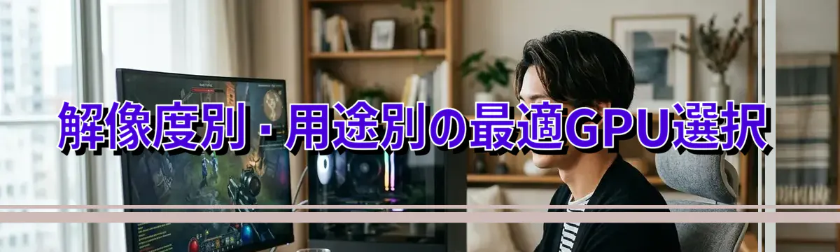 解像度別・用途別の最適GPU選択