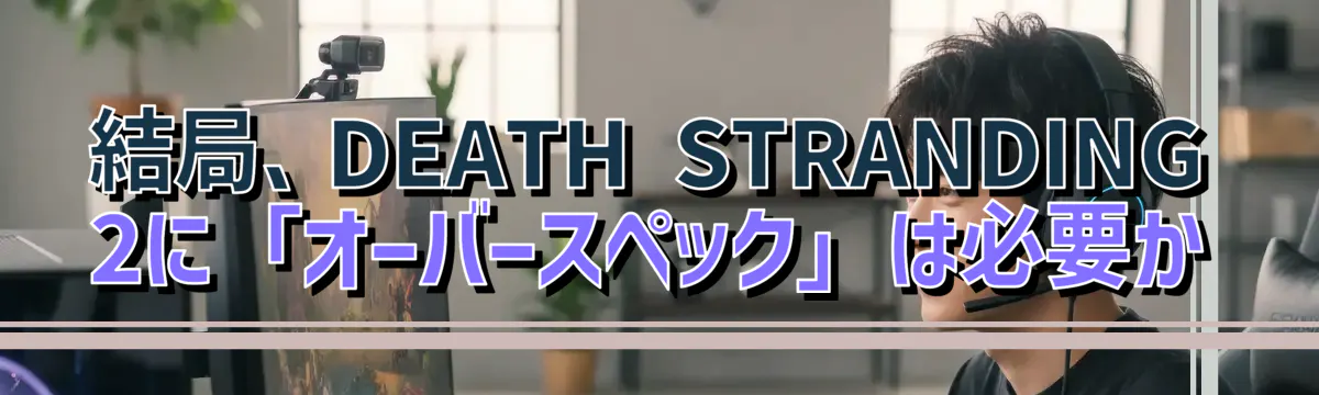 結局、DEATH STRANDING 2に「オーバースペック」は必要か