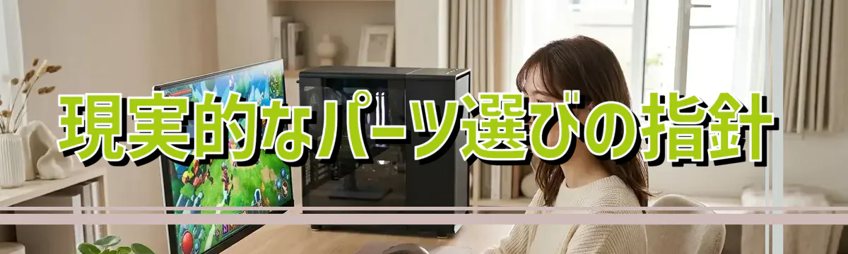 現実的なパーツ選びの指針