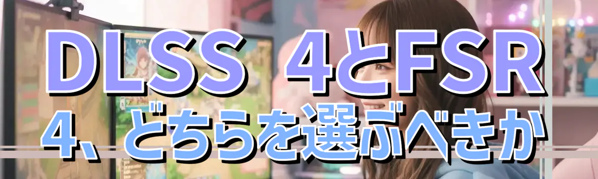 DLSS 4とFSR 4、どちらを選ぶべきか