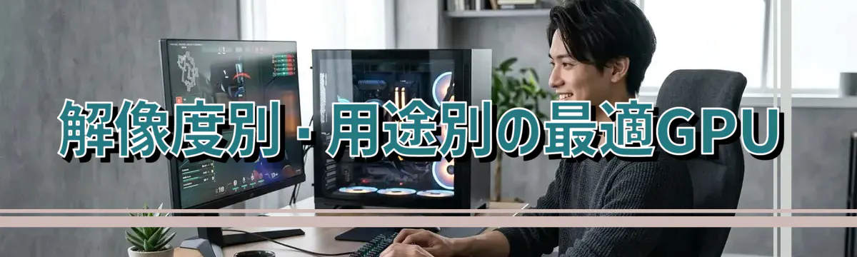 解像度別・用途別の最適GPU