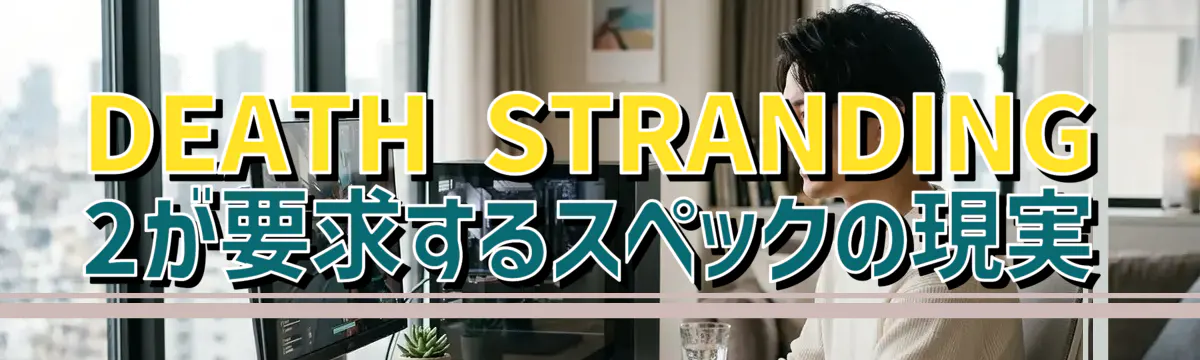 DEATH STRANDING 2が要求するスペックの現実