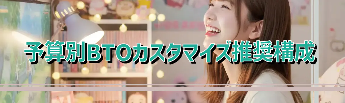 予算別BTOカスタマイズ推奨構成