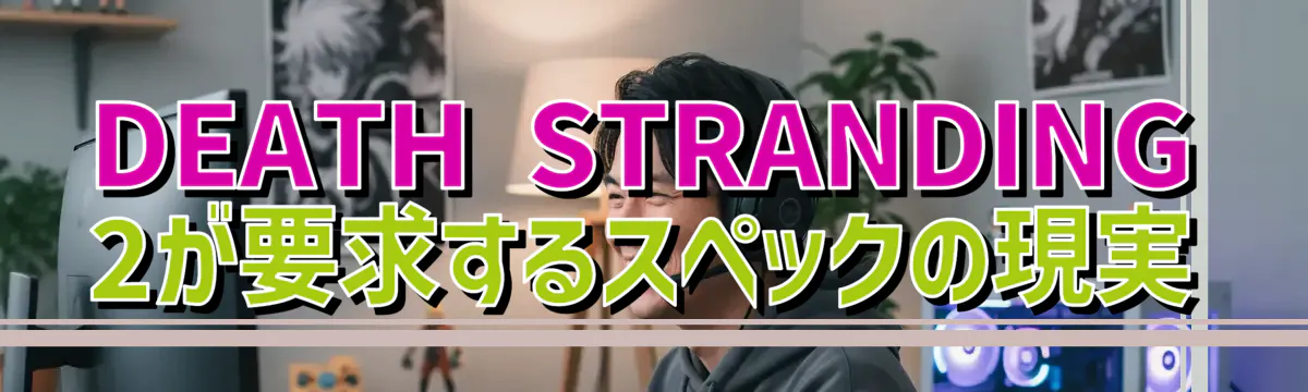 DEATH STRANDING 2が要求するスペックの現実