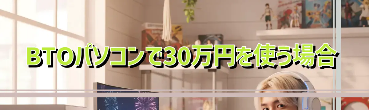 BTOパソコンで30万円を使う場合