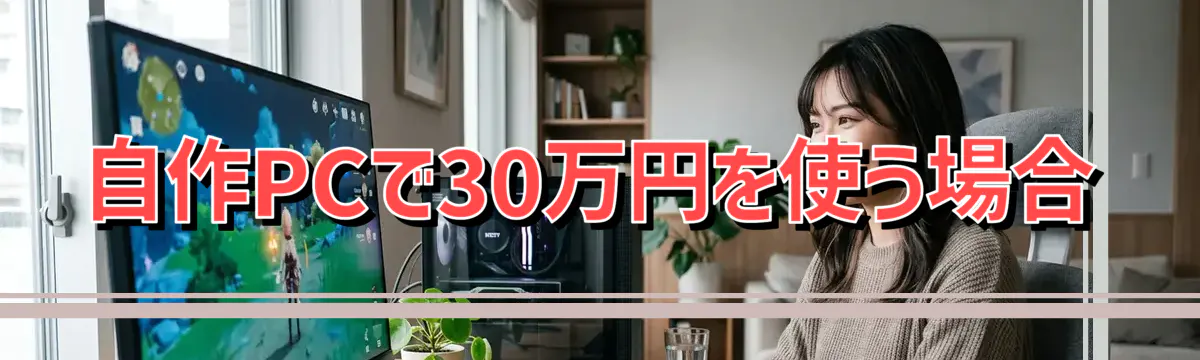 自作PCで30万円を使う場合