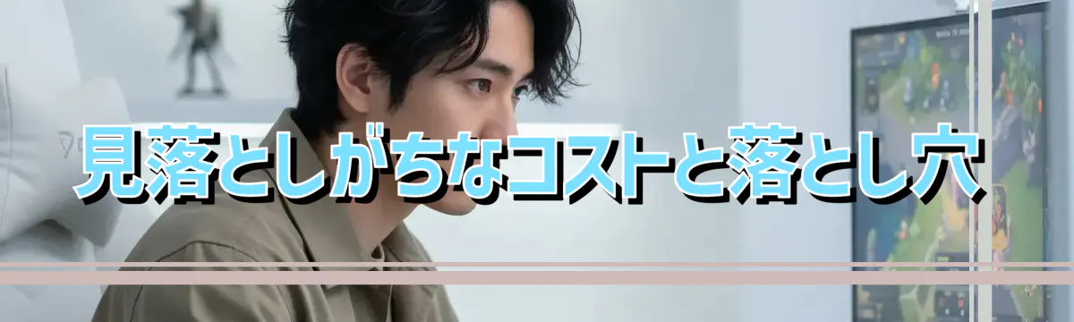 見落としがちなコストと落とし穴