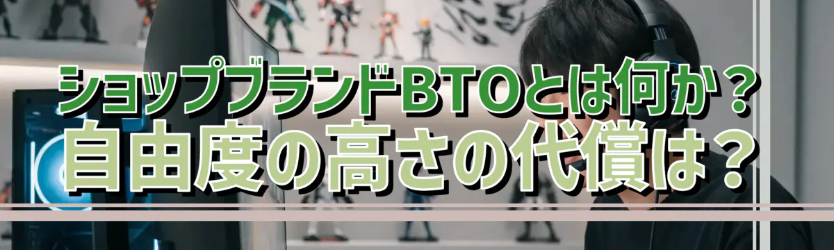 ショップブランドBTOとは何か？自由度の高さの代償は？