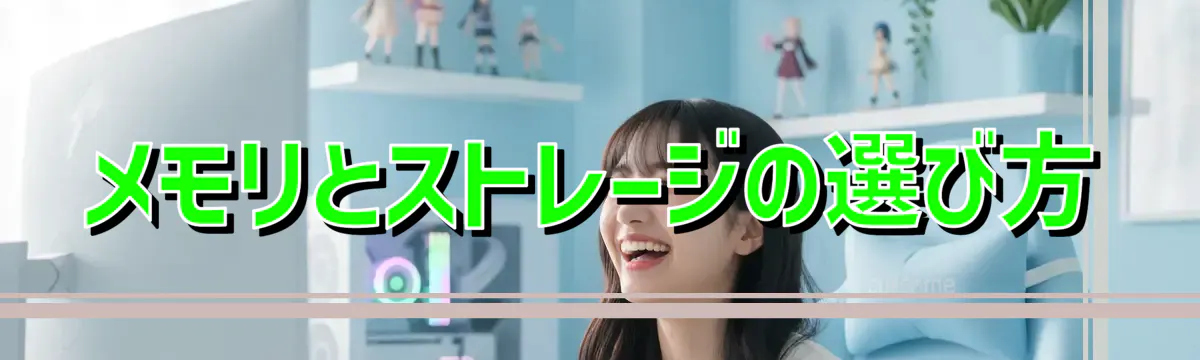 メモリとストレージの選び方